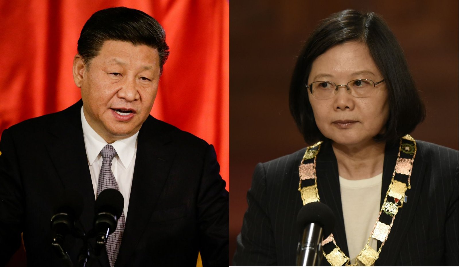 Xi Jinping and Tsai Ing-wen
