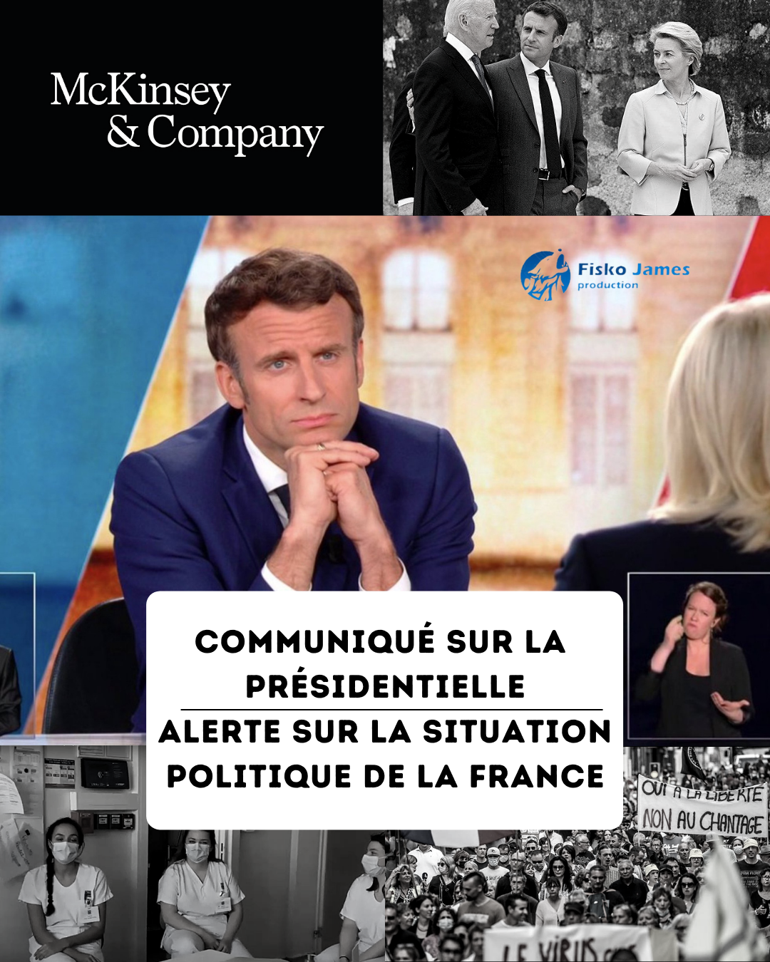 Communiqué sur la présidentielle - alerte sur la situation politique de la France