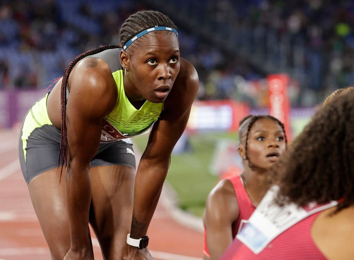 Shericka Jackson braque Elaine Thompson-Herah sur 200m à Rome (Diamond League 2022)