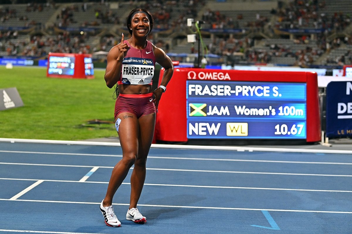 Shelly-Ann Fraser-Pryce cimente sa domination sur 100 m à Paris